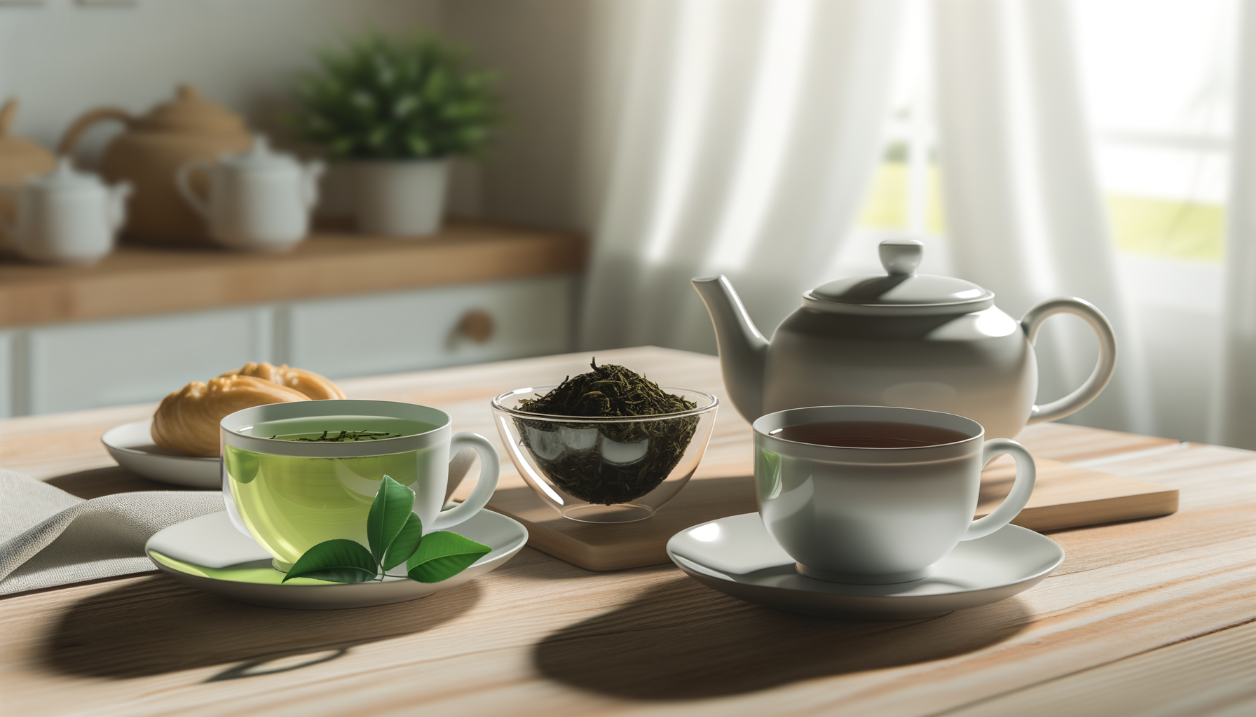 Discover the unique health benefits of green and black tea. Learn how these popular brews compare in antioxidants, caffeine content, and overall wellness impact. Find your perfect cup!