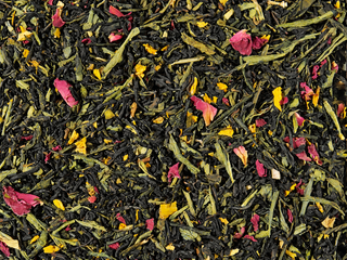 Seven Sips of the Emperor – løs te, nærbillede